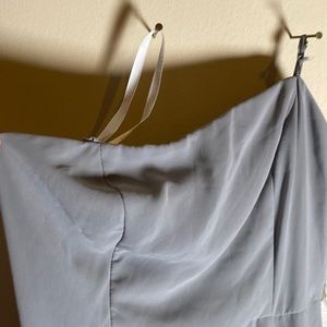 Beautiful prom dress color gray size 10 women